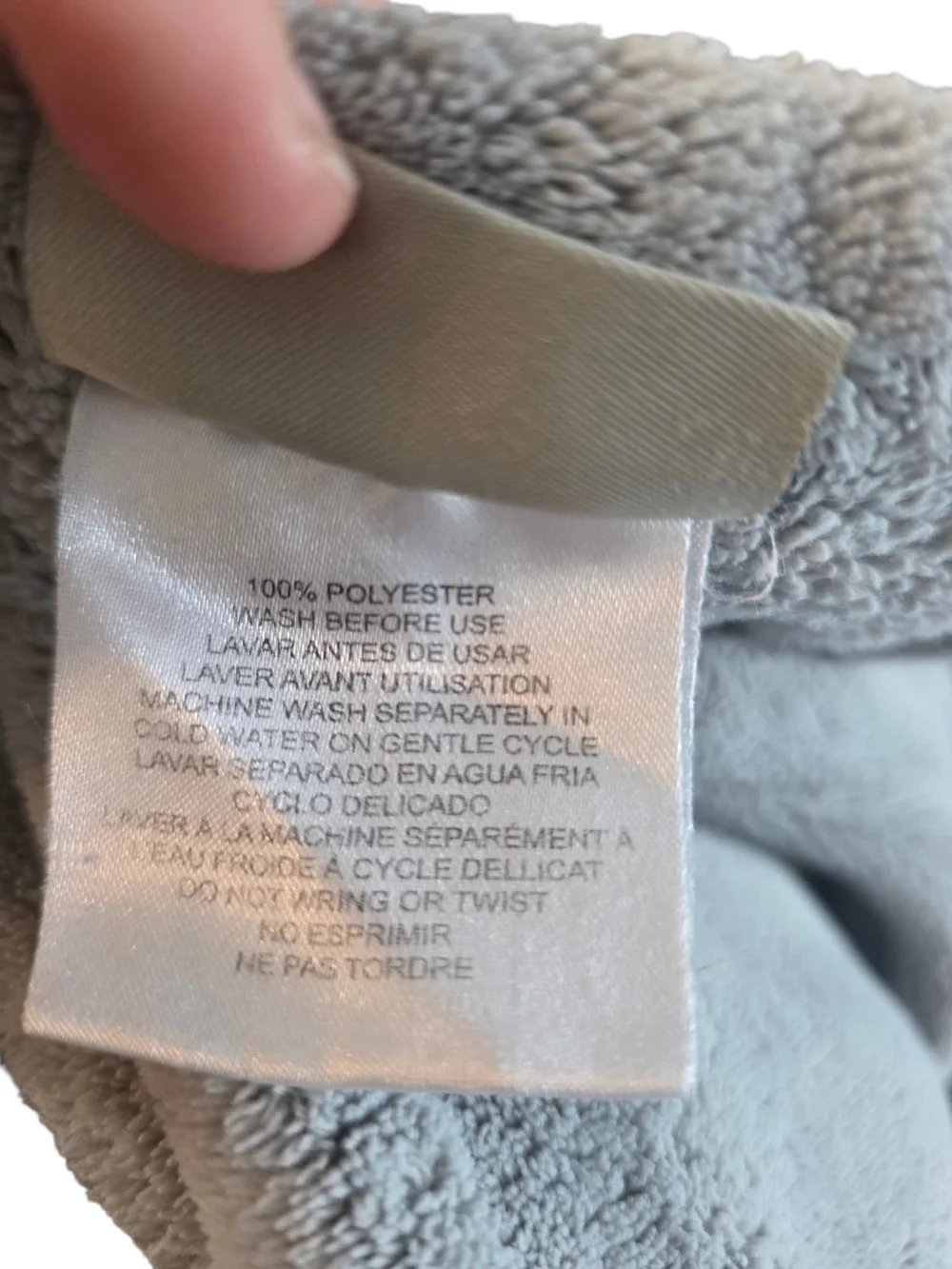 Cozy Plush Sherpa Throw Blanket - GRAY